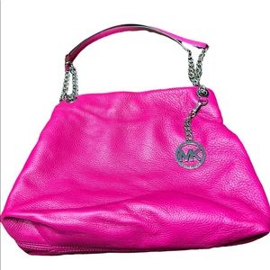 MK Fuchsia Pink Shoulder Bag